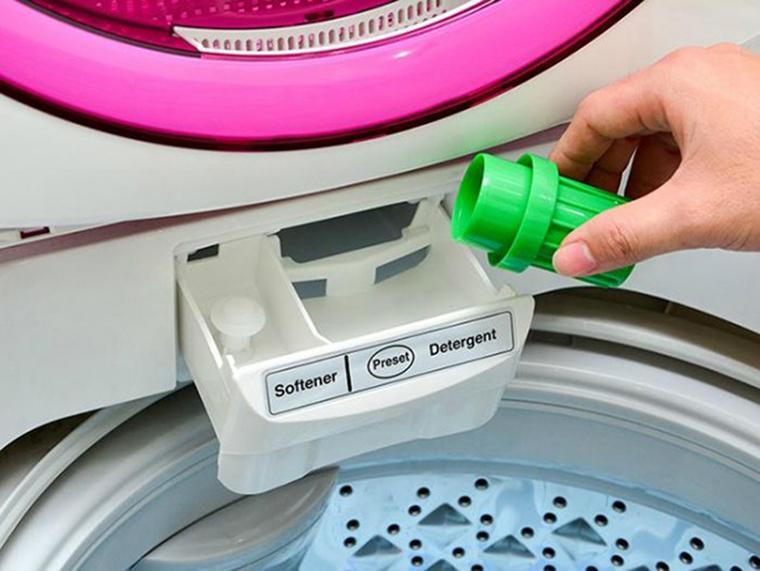 Lượng bột giặt cho vào trong máy giặt cần vừa đủ
